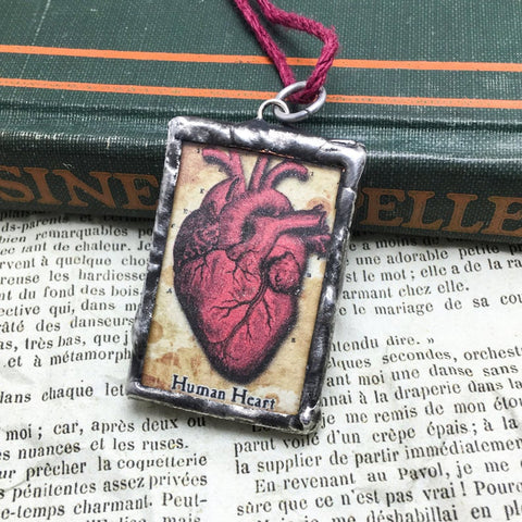 Heart Pendant with Ingrid Michaelson Quote