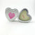 XOXO heart candle tin