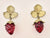 Strawberry Post Earrings