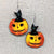 Pumpkin Cat Earrings