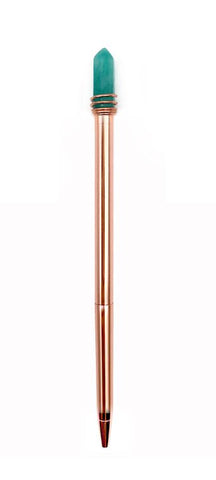One Adventurine Crystal Pen