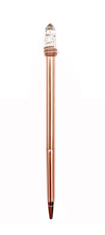 One Gold Quartz Mystic Crystal Pen