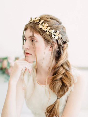 Gold Daffodil Flower Crown