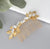 Golden Leaf and Sparkle Vine Comb