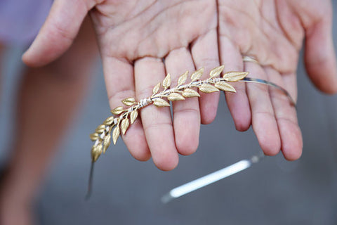 Golden Leaf Headband