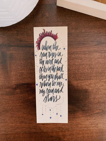 My Sun & Stars Game of Thrones Bookmark