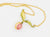 Peach Tree 16" Dainty Necklace