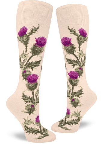 Thistle Knee High Socks