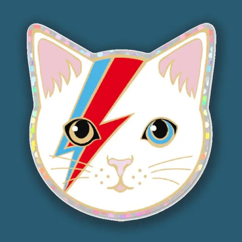 Kitty Stardust Glitter Sticker