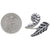 PRE-ORDER FOR MAY 25: Silver Adjustable Fern Ring
