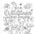 Wildflowers Adult Coloring Book