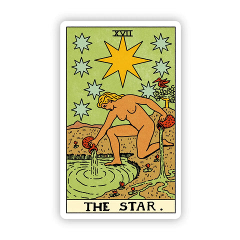 The Star Tarot Card Sticker