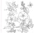 Goth Garden Adult Coloring Book