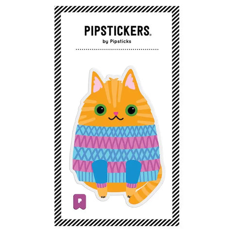 Buy Now Think Later / Vinyl Sticker / Black Cat / Pay Later / Quote
