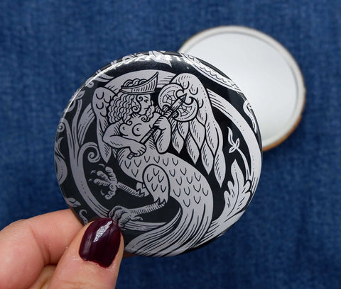 Harpy Pocket Mirror