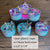 Sea Witch Tealight Crystal Candles