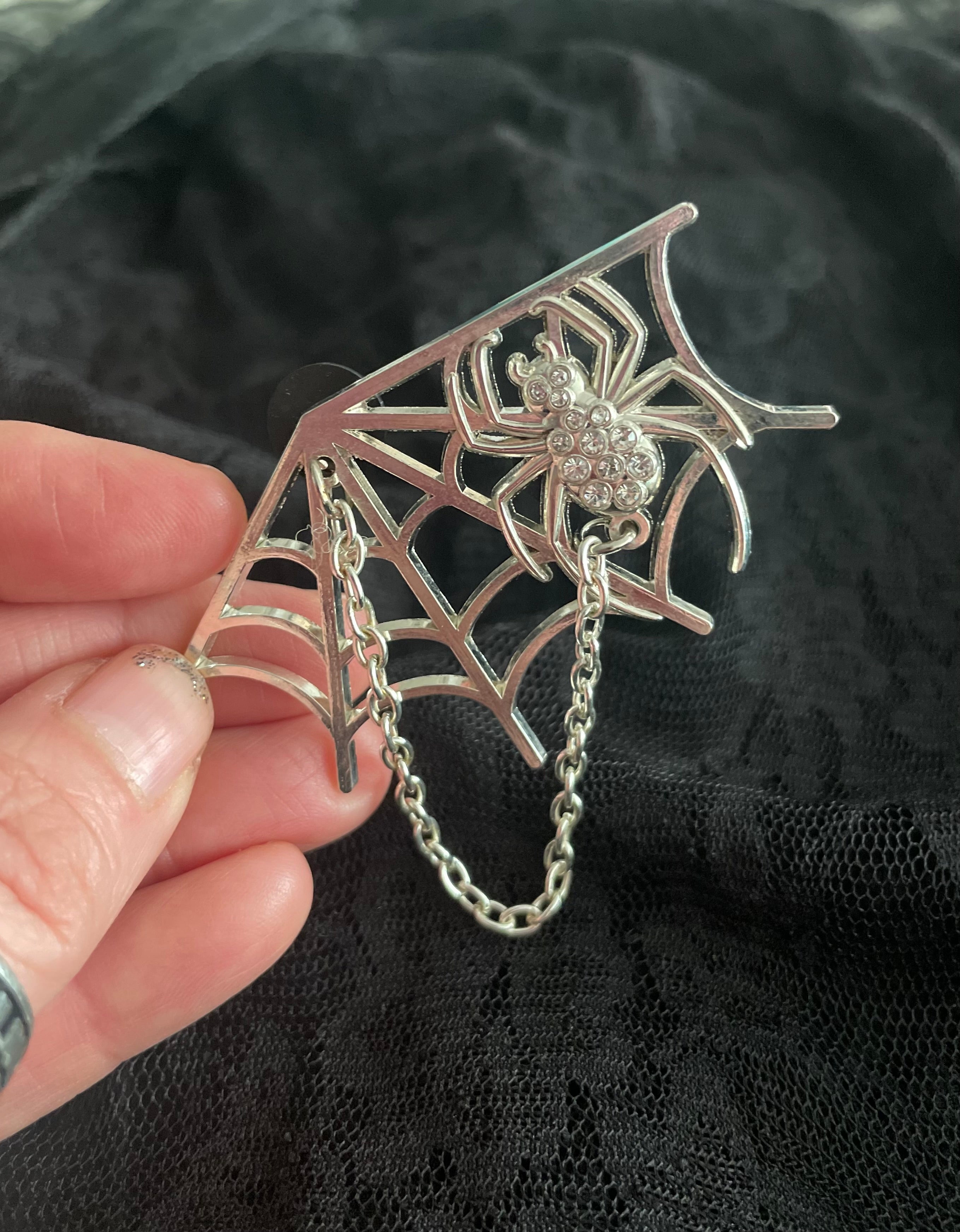 Vintage Inspired Spider Brooch
