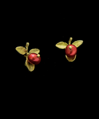 Cranberry Post Earrings