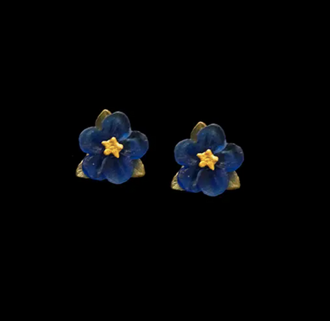 Blue Violet Post Earrings