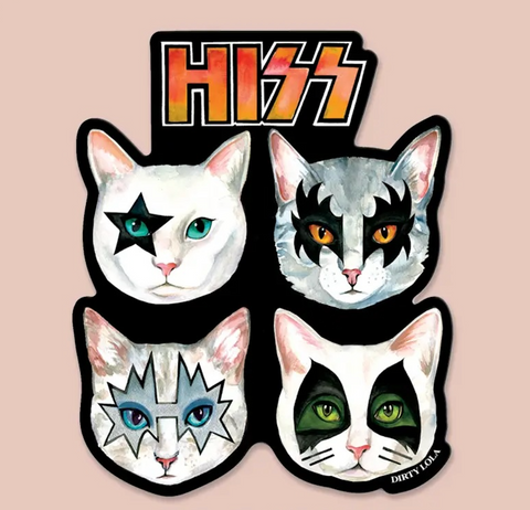 Hiss Cat Sticker