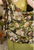 Fleur De Lune Scarf with Magnolia Print & Bees