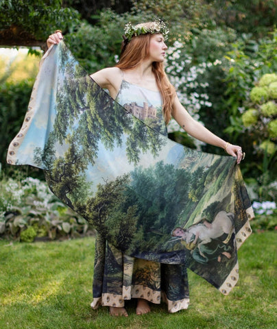 The Mythmaker Scarf w/ Unicorn