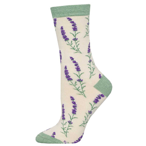 Ivory Lovely Lavender Socks