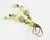 Peridot Lucite Flower Earrings