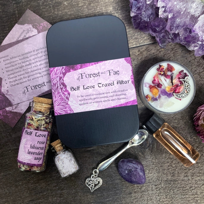  Witchcraft Travel Kit book of shadows altar kit