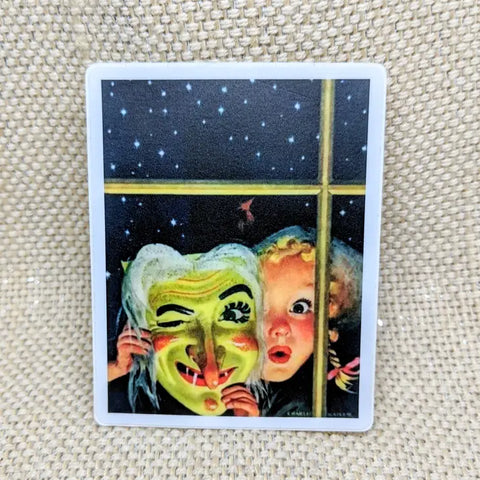 Halloween Mask Sticker