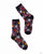 Bride of Frankenstein Shimmer Sheer Crew Sock