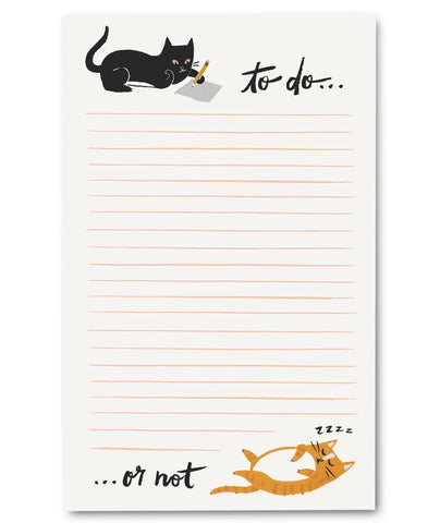 To Do or Not Kitty Notepad