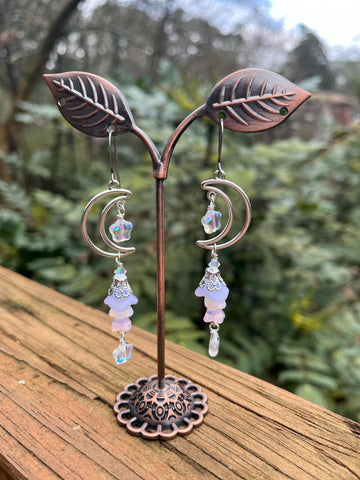 Celestial Moonflower Fairy Earrings Faerie Magazine