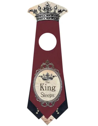 Doorknob Hanger - The King Sleeps