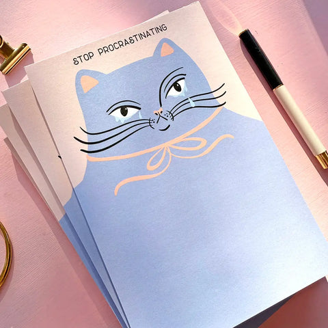 Stop Procrastinating Notepad