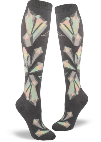 Crystals Knee-High Socks