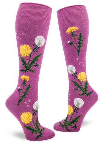 Dandelion Knee-High Socks