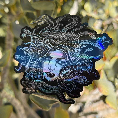 Medusa Holographic Vinyl Sticker