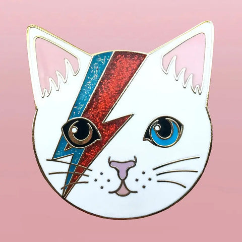 Kitty Stardust Enamel Pin