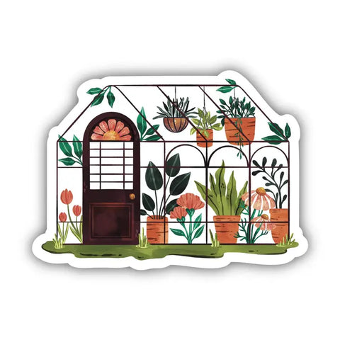 Green House Garden Sticker