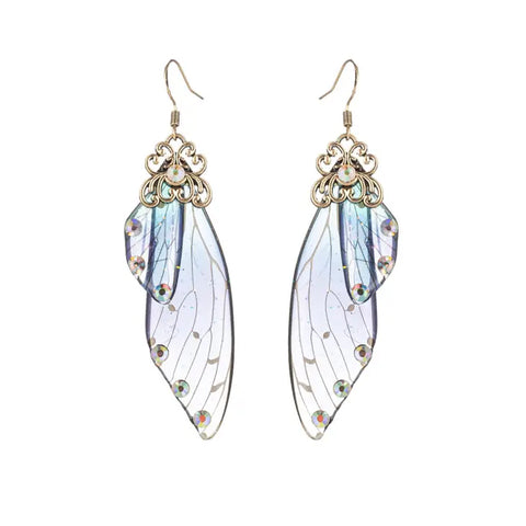 Glass Crystal Fairy Earrings