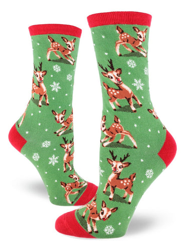 Reindeer Games Crew Socks