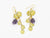 Wild Grape Vine Dangle Wire Earrings