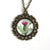 Scottish Thistle Ornate Pendant Necklace