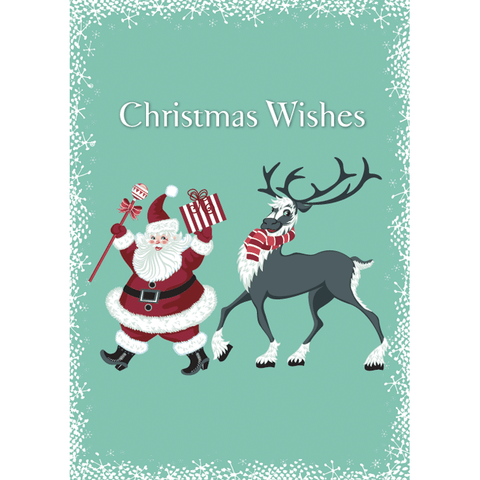1 Year Gift Sub & Santa Wish Paper Card