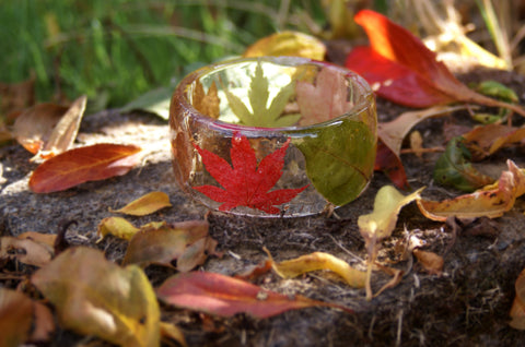 Timeless Beauty Maple Leaf Diamonds™ Autumn Falling Leaves Bangle  BBR932TR-100 - Pommier Jewellers