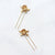 Open Rose and Pearl Hair Pins (2)
