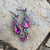 Small Love Bug Dangle Post Earrings