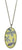 Hydrangea Oval Pendant