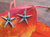 Starfish with Crystal Post Earrings